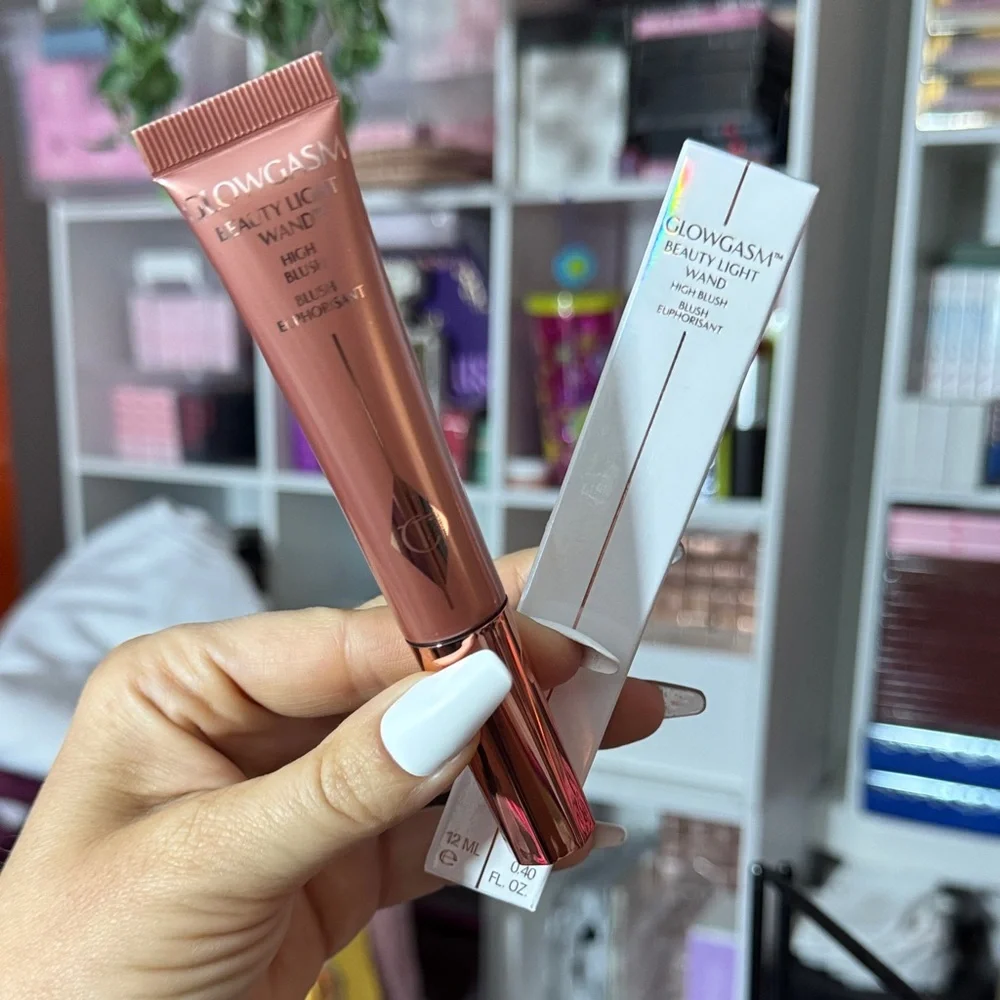 Charlotte Tilbury $42msrp Pinkgasm Glowgasm Beauty Light Wand High Blush